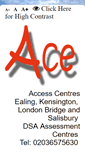 Mobile Screenshot of ace-assess.org